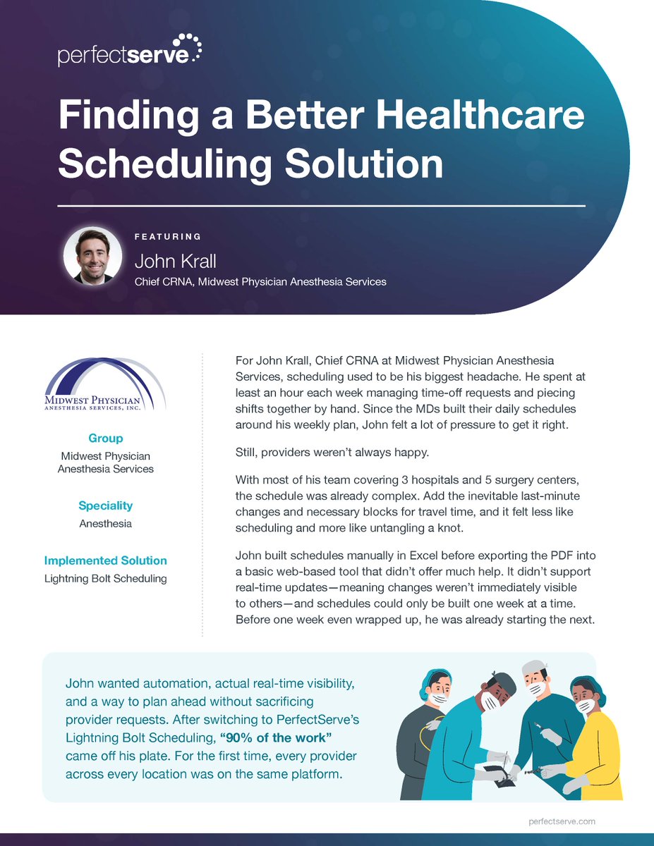 PerfectServe tweet media