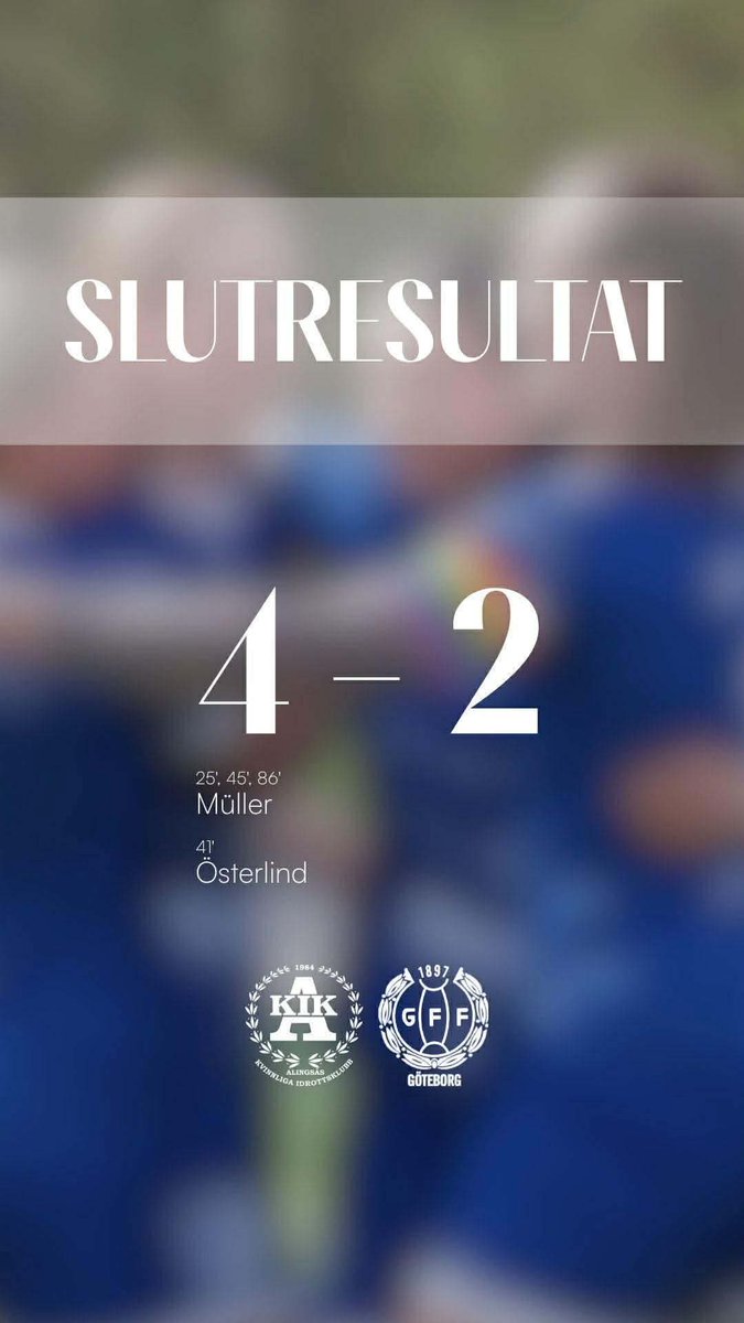 Alingsås KIK Dam tweet media