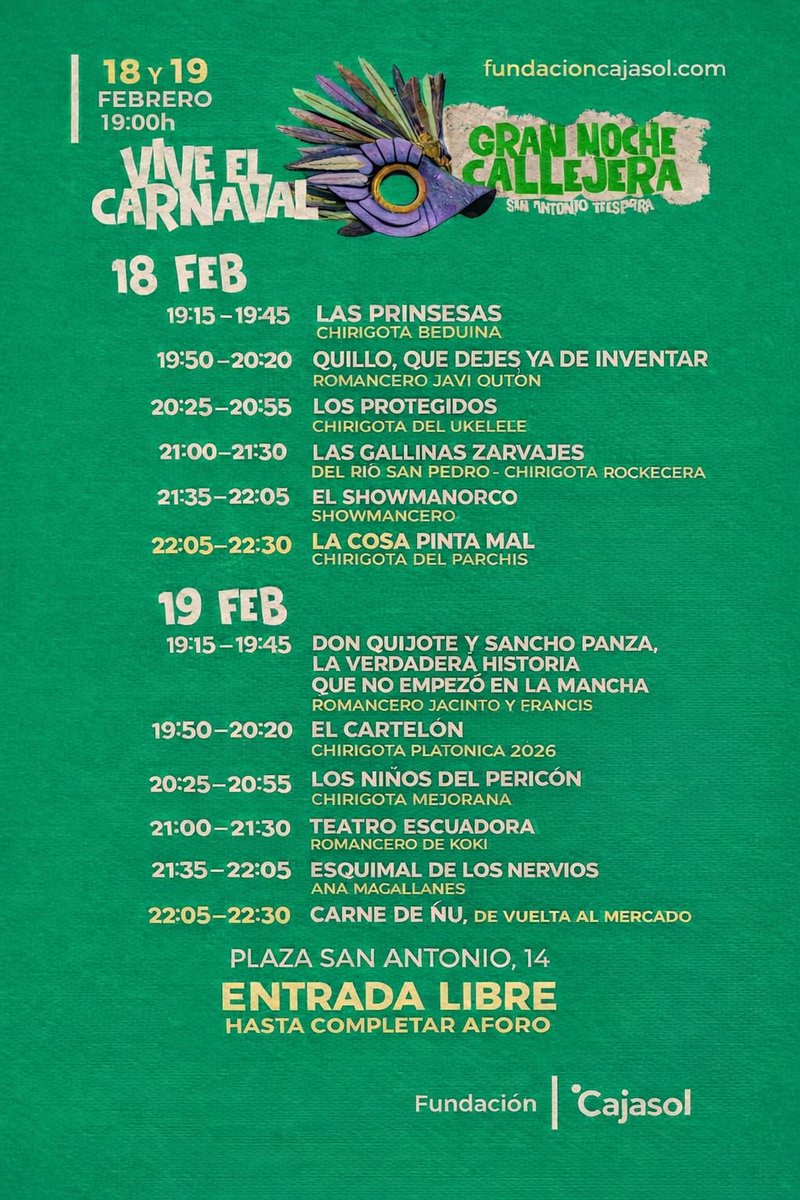 Chirigota del Parchís tweet media