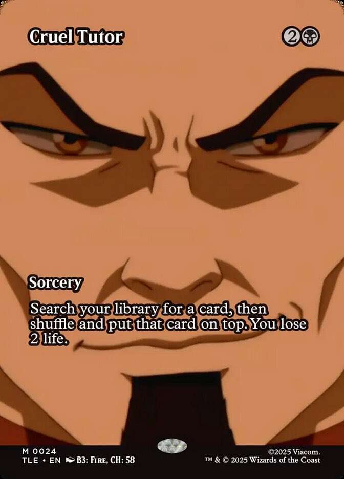 wizards siempre tiene que dar el campanazo y en las tortugas ninja también tenemos nuestra carta correspondiente cringe siguiendo el vibe del cruel tutor ~