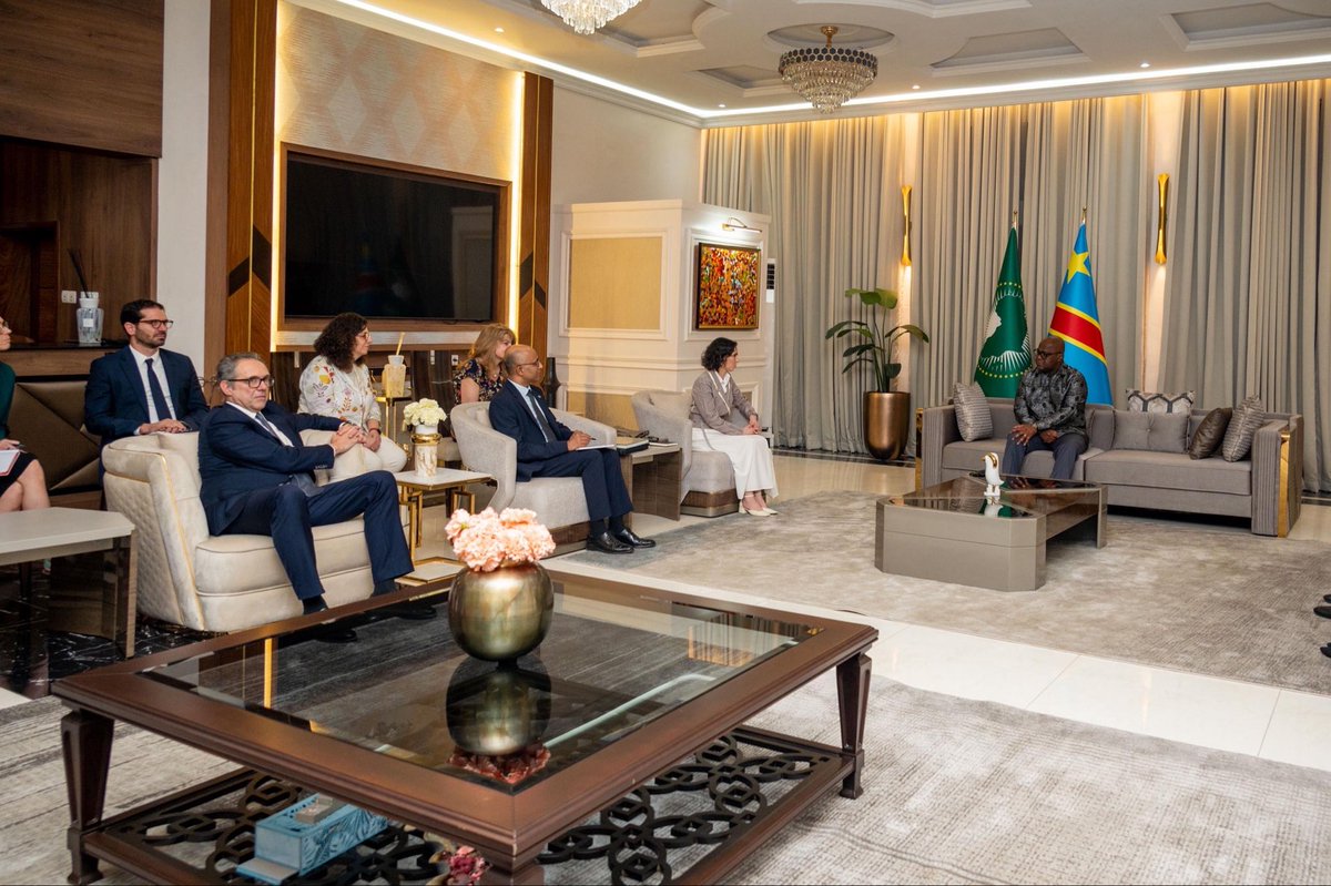 Honorée de rencontrer le Président Tshisekedi 🇨🇩

Échanges stratégiques sur l’accès humanitaire à l’Est de la #RDC et sur le travail en cours en vue d’obtenir des résultats tangibles.

J’ai annoncé 81,2 M€ d’aide humanitaire en 2026, un niveau record pour la région.