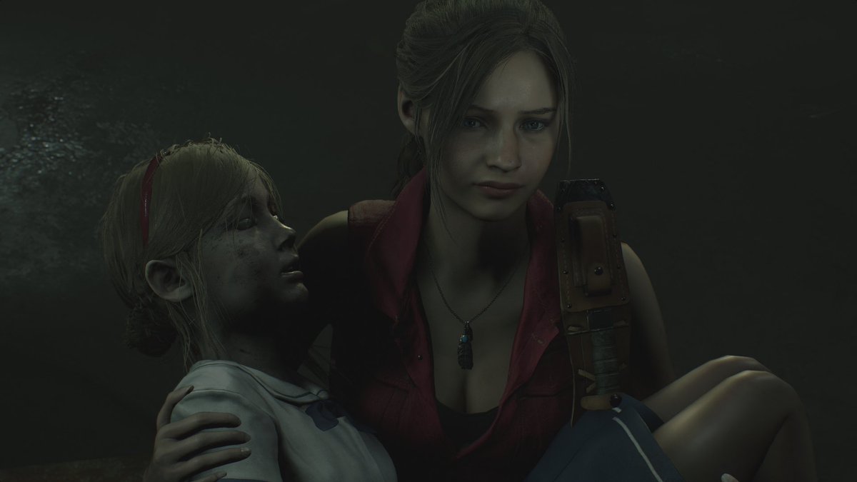 luuilru's tweet image. أفضل اضافة لعبتها #RE2 
كلير ❤️