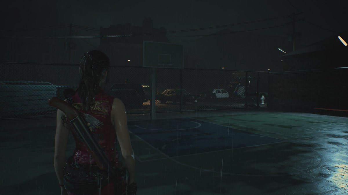 luuilru's tweet image. أفضل اضافة لعبتها #RE2 
كلير ❤️