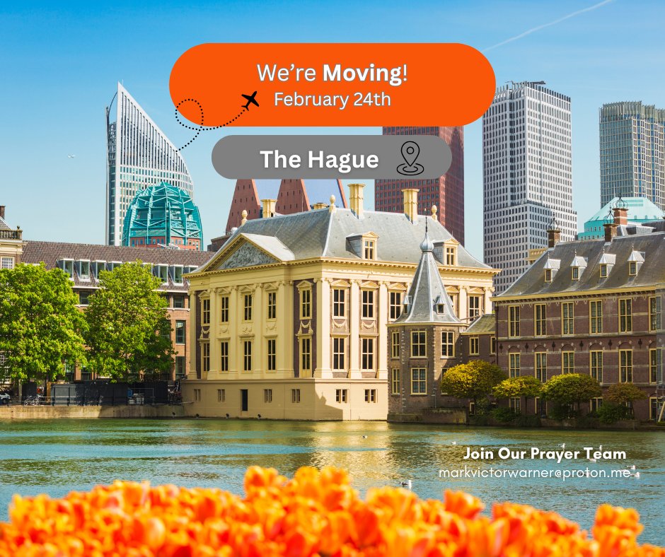 MarkVWarner's tweet photo. 𝗧𝗵𝗲 𝗔𝗱𝘃𝗲𝗻𝘁𝘂𝗿𝗲 𝗕𝗲𝗴𝗶𝗻𝘀
Dear Friends,

Dianne and I are moving to The Netherlands where I will serve as Lead Pastor at Crossroads International Church/ kerk of The Hague. A year ago, we never would have dreamed that something like this would be possible for us, but the day is nearly upon us. We leave next Tuesday, February 24th, sorry to say goodbye to family and friends, but eagerly anticipating all that God has in store for us in this next season of our lives.

Before we go, we want to express our heartfelt thanks to the many folks who've loved us, prayed for us, supported us, and walked with us these last twenty-six years at Vineyard Community Church in Kansas City. It has been a delight to do life with you. You are and will always be dear to us. You are 𝗹𝗼𝘃𝗲𝗱!

If you'd like to support us in prayer as we share the love of Jesus in The Netherlands, please drop me a line via Messenger or at 𝗺𝗮𝗿𝗸𝘃𝗶𝗰𝘁𝗼𝗿𝘄𝗮𝗿𝗻𝗲𝗿@𝗽𝗿𝗼𝘁𝗼𝗻.𝗺𝗲.
And now, until we meet again, may the Lord bless you and keep you, may he make his face to shine upon you, may he turn his countenance toward you, and give you peace.
