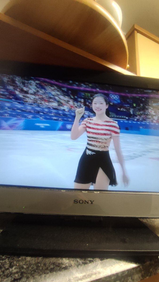 1st 5 minutes old to land a 3a on olympic ice