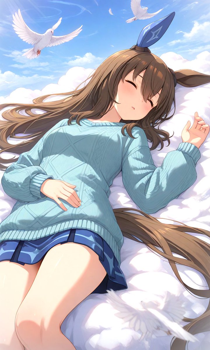 おはようございます！
おひるねアヤベさん

ふわふわ～