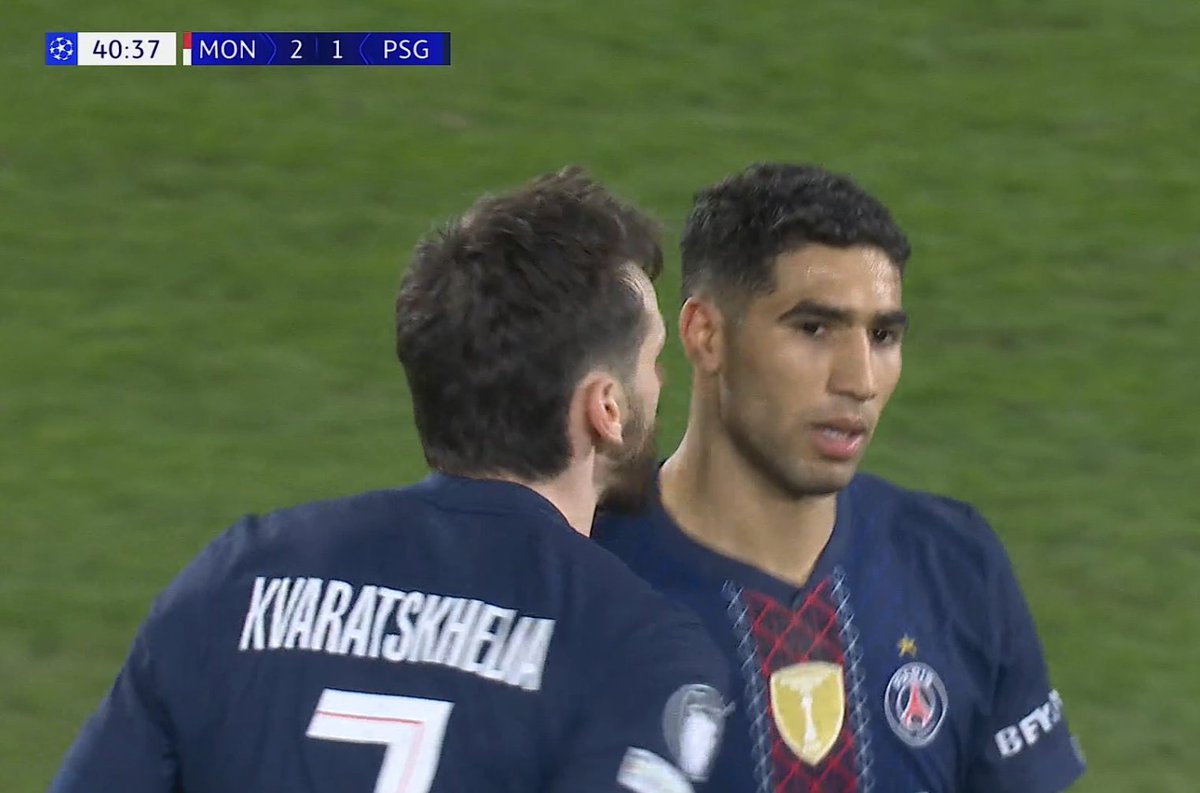 Hakimi equalizes for PSG
2 - 2