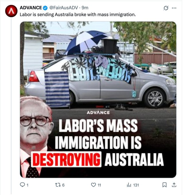 This is the kind of putrid racist hate that Jillian Segal's "private foundation" funds. 

It is unconscionable and indefensible that you are keeping Segal on our payroll, <a href="/AlboMP/">Anthony Albanese</a> <a href="/AustralianLabor/">Australian Labor</a>.

Terminate that employment contract. 

#auspol #SackJillianSegal