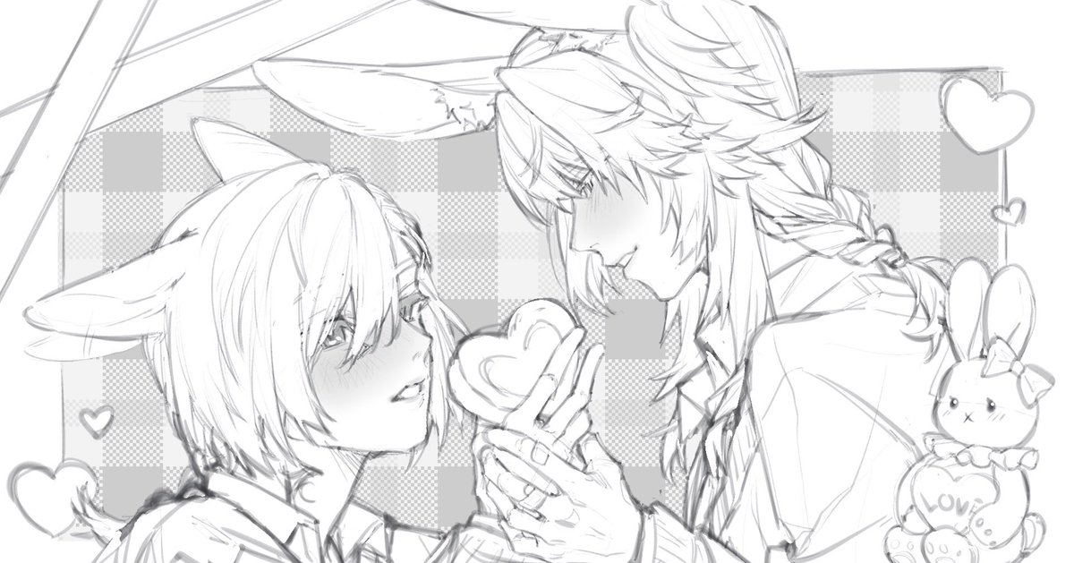 I might have forgot to post the Valentines art, but Happy late Valentines :D