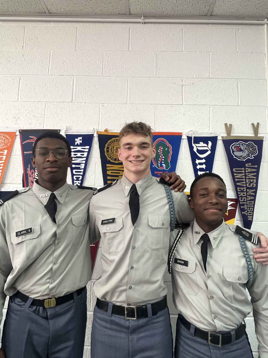 HargraveTigers's tweet photo. Hargrave is proud to announce that cadets Clark, Shelton, Dixon, and Jacob (not pictured) have received National Recognition from the College Board for their outstanding performance on the PSAT and excellent academic achievement.

#HargravePride #CollegeBoardRecognition https://t.co/eqH1brpcs2