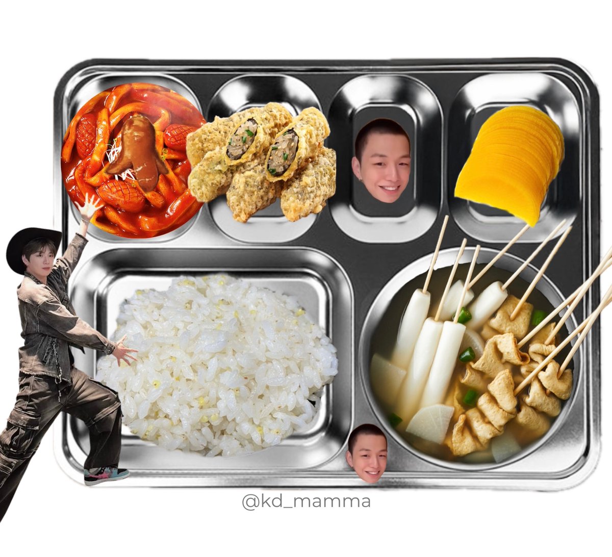 〔 2026년 2월 18일 석식 〕
밥
꼬치어묵국
누들떡볶이
김말이튀김
반달단무지
   ᑎ__ᑎ      ᐱ__ᐱ     ᕱ__ᕱ
   (˶.•o•˶)    ( .•ω• )    ( .•⤚• )
ଘ(ა       )    (ა     ૮)｡   ( 🍢٩)੭