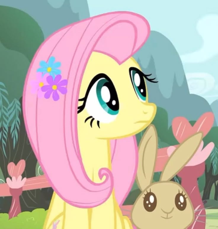 essa menina tem os olhos caidinhos da Fluttershy