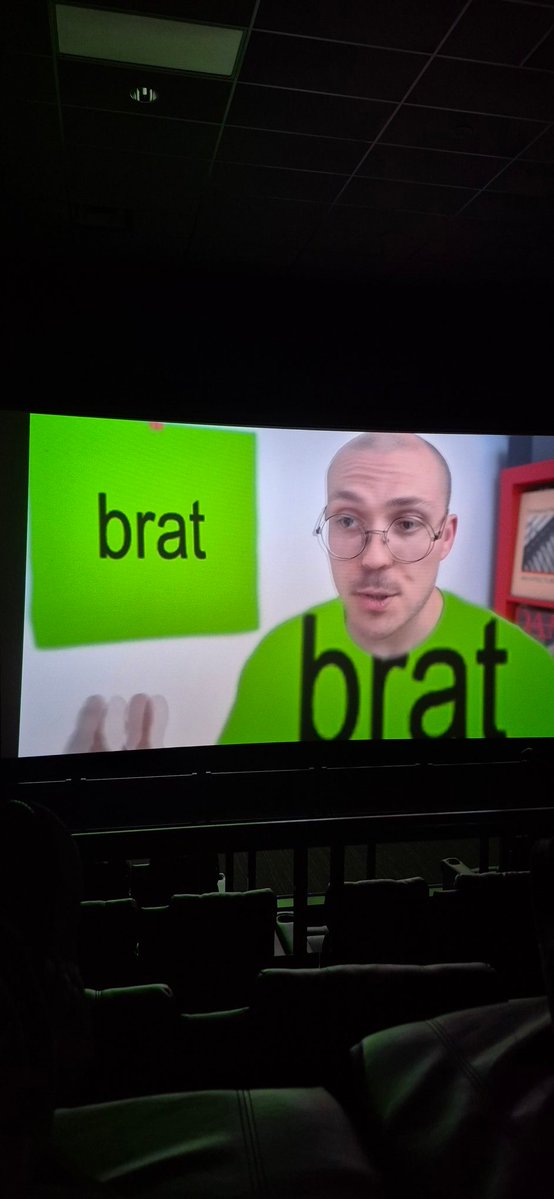 Doing the Nirvanna the Band the Show the Moment the Movie double feature (we're the only ones in the theatre lmao)