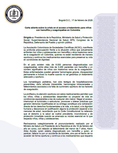 Otra alerta muy delicada: no son 50 pacientes con hemofilia los que están en riesgo, son más de 3.000. Esta es la advertencia hecha por La Asociación Colombiana de Sociedades Científicas. ¿También se van a burlar de esto <a href="/petrogustavo/">Gustavo Petro</a> y <a href="/GA_Jaramillo/">Guillermo Jaramillo</a>?