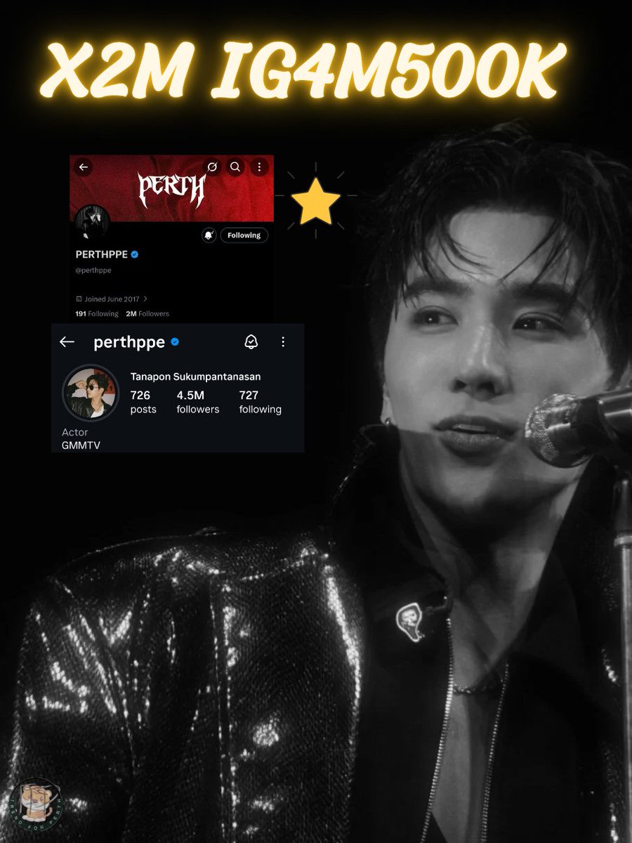 TrendforPerth's tweet image. Through the years, with its ups and downs, and sublimation, you have always been strong and overcome everything 🖤 I'm happy that you're always smiling 🤟✨️ Congratulations on having more people who love you, and I wish you even more love in the future 🥳

PERTHPPE X2M IG4M500K