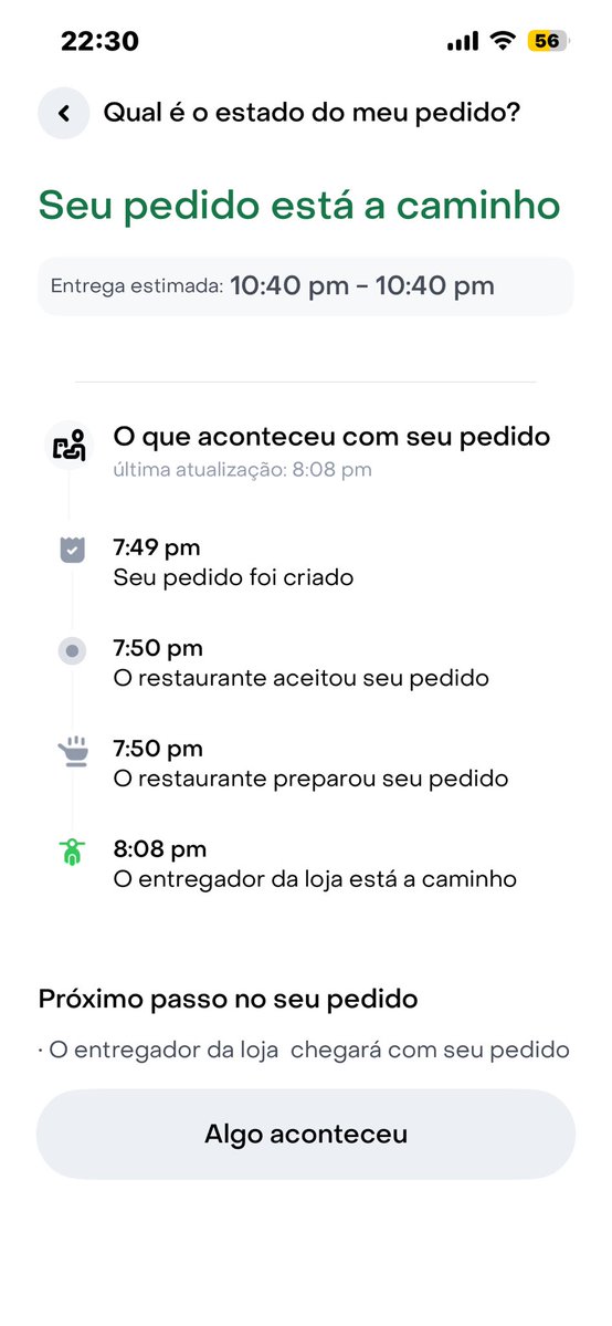 2 horas de atraso com meu pedido ,não consigo suporte do restaurante,em nem da <a href="/RappiBrasil/">Rappi Brasil</a>  !
Não dá nem pra cancelar o pedido
