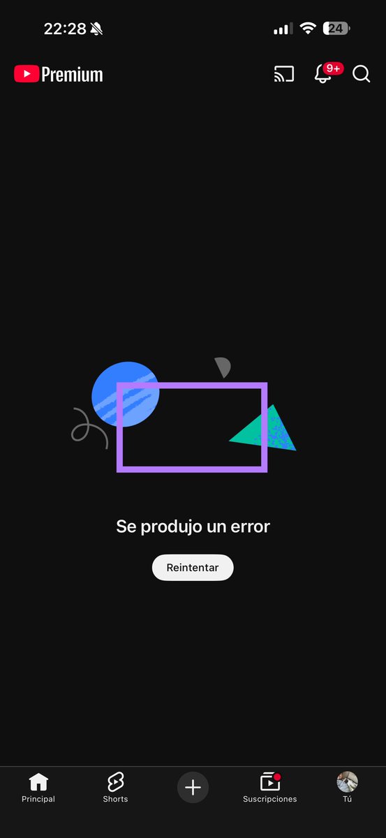 Facuu46's tweet photo. No recuerdo la última vez que haya pasado esto, se #cayoyoutube ? #youtube https://t.co/YaL0o2OMBp