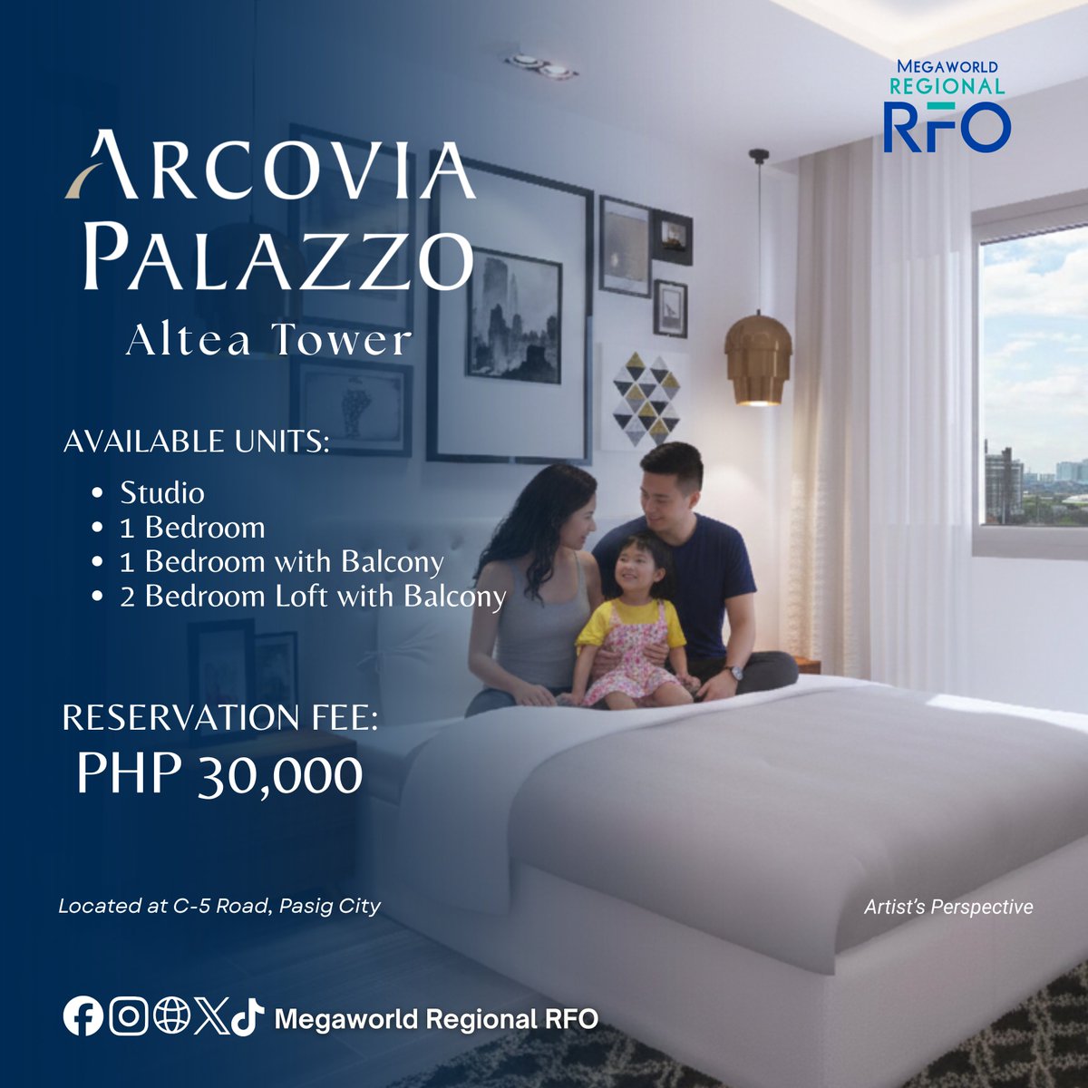 MWRegional_RFO's tweet image. There’s nothing quite like the feeling of security and comfort when you’re with the people who matter most. At Arcovia Palazzo - Altea Tower, we design spaces not just for living, but for the growing needs of your family.

#MegaworldRegionalRFO #ArcoviaCity #EasyToOwn