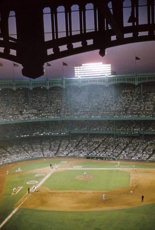 Stunning shot of the old Yankee Stadium