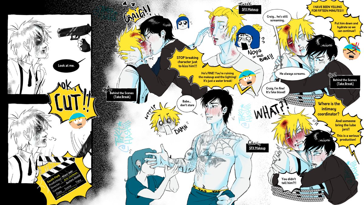 GUYS, FINALLY. 
I hope you like it .. 
/(⁠｡⁠•́⁠︿⁠•̀⁠｡⁠)/ #craigweek2026 ∘⁠˚⁠˳⁠°
Day 6: Film 

#creeksp #SouthPark #Craigtucker #Tweektweak #Creek