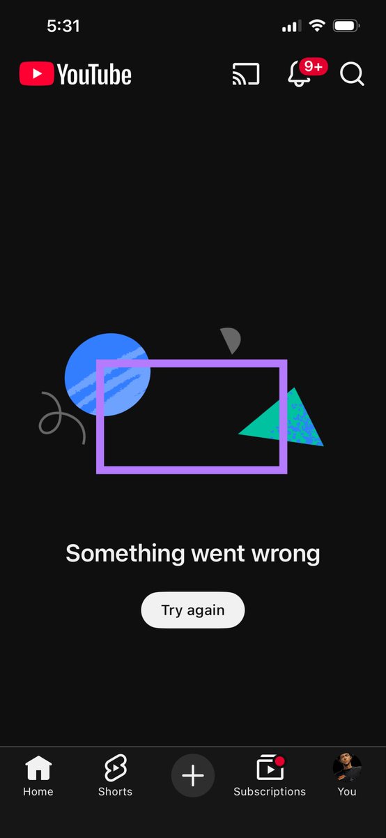 Demesimated's tweet photo. Hey @YouTube YOU WANNA FIX YOUR FUCKING APP ORRRRRRRR‼️‼️‼️‼️‼️‼️‼️‼️ https://t.co/j6Mx0v9sv5