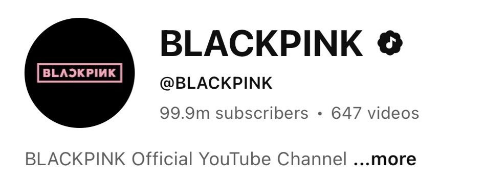 OMG 1 more subscribers for Blackpink to reach 100M+ subscribers!