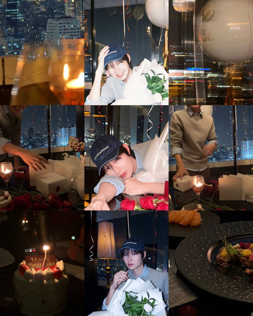 พี่เก่งทำเอามาตรฐานสเป็คคนไทยสูงขึ้นไปอีกอ่ะ เล่นใหญ่ขนาดนี้ ใครจะกล้าเต๊าะบิบิ๋ของพี่กันน้ออ
HBD BiBi
#Namping25thHappilyEverAfter 
#EndlesslyLovedNAMPING25th
#nampingster #KengNamping