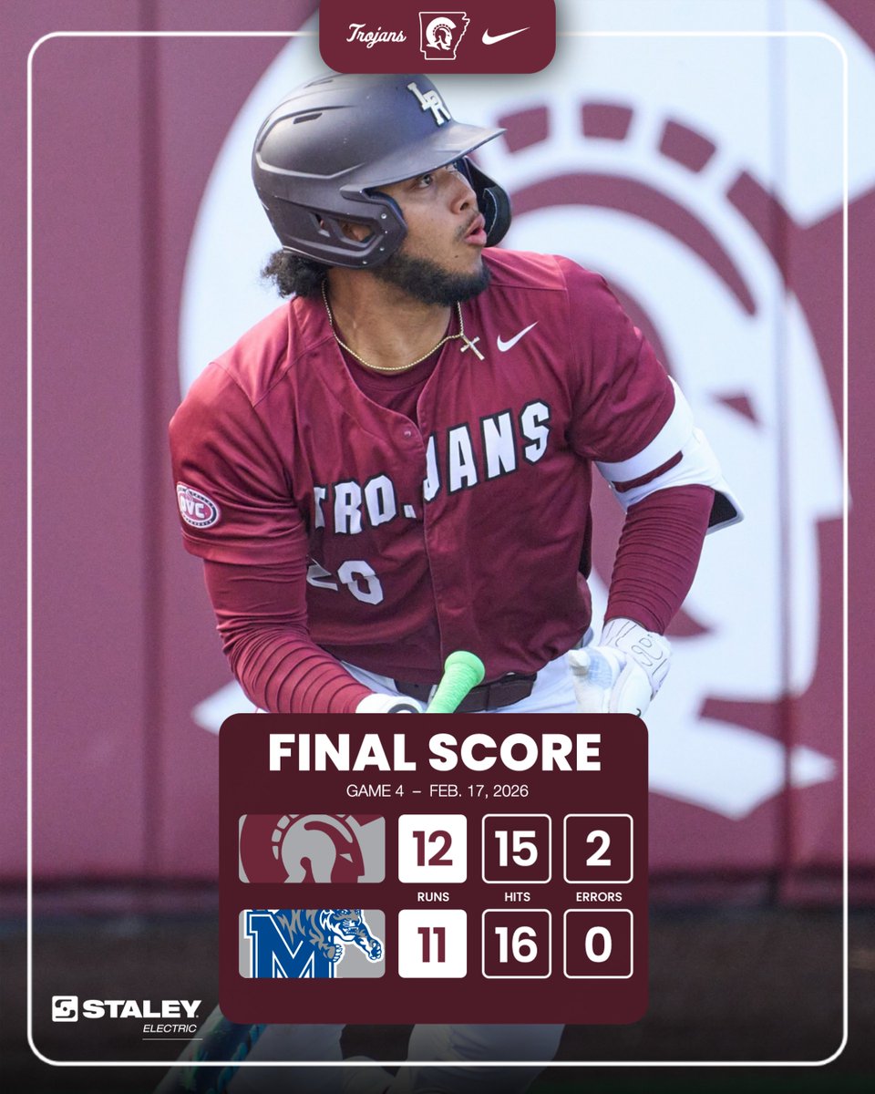 LittleRockBSB's tweet photo. Wild, wild midweek DUB.

#LiuttleRocksTeam https://t.co/T5Z7wqhON5