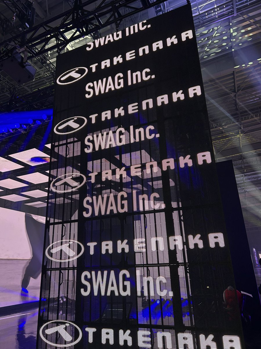 swag_inc2021's tweet image. ProLight&amp;amp;ProVisual2026出展中！
2026年2月18日～20日
東京ビッグサイト

swagメンバーも在籍するVISUALOGICの
最先端の空間演出！
ぜひ遊びに来てください！バッキバキにやってます！

#PLPV2026 
#leddisplay #kinetic #liveproduction
#swag