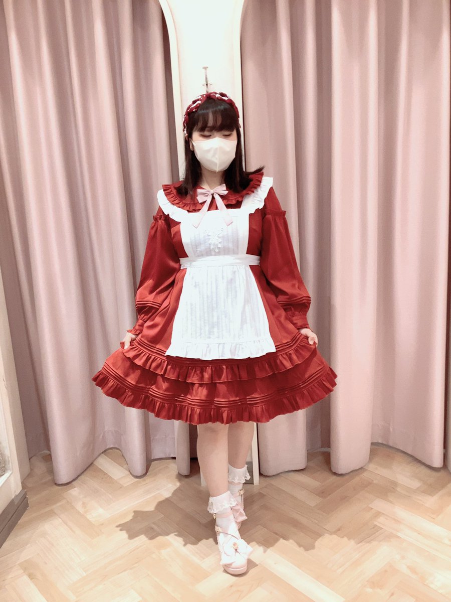 🏰new🏰 Romantic Heroineミドル丈ワンピース ¥13,200 サックス