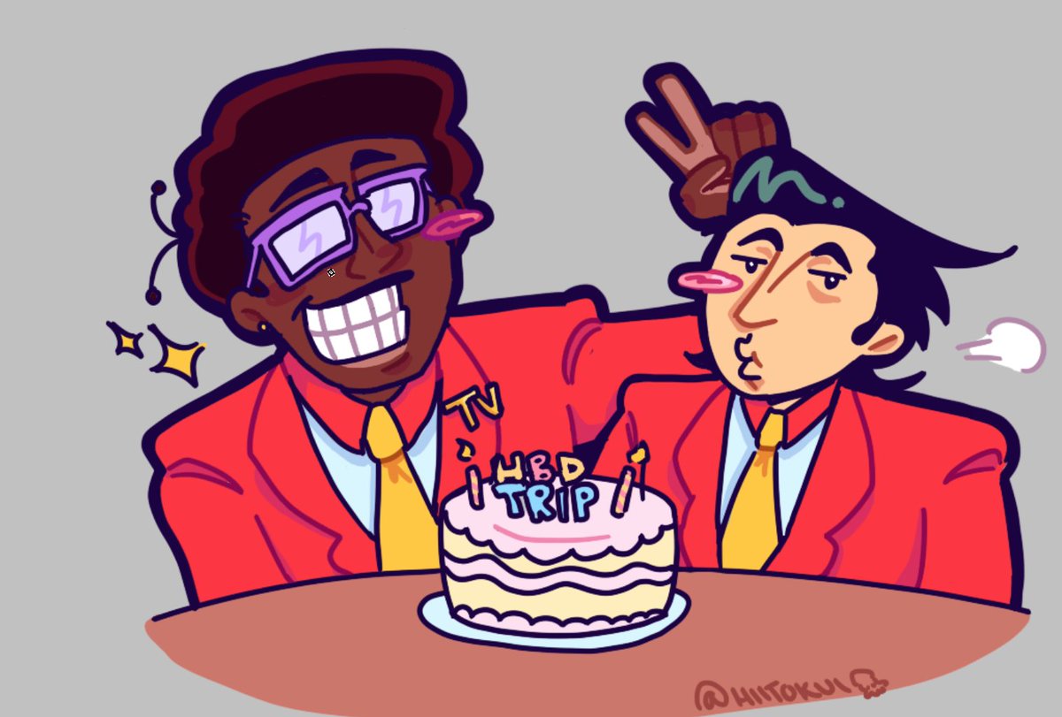 hiitokui's tweet photo. they made a cake but it tastes horrible. dont tell them that though theyre really proud of it. happy birfday :ˆJ https://t.co/sQzEBPDWCq