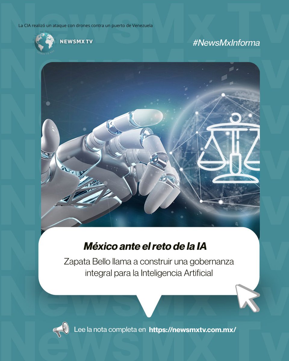 #NewsMxTv || México ante el reto de la IA

El senador afirmó que México debe enfrentar los retos y oportunidades de la Inteligencia Artificial (IA) con una visión de gobernanza que involucre a todos los sectores sociales, desde el ámbito legislativo hasta la academia, la sociedad