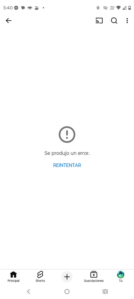 unboxian's tweet photo. Se cayó Youtube, no son ustedes o su internet https://t.co/HKLwEThpcm
