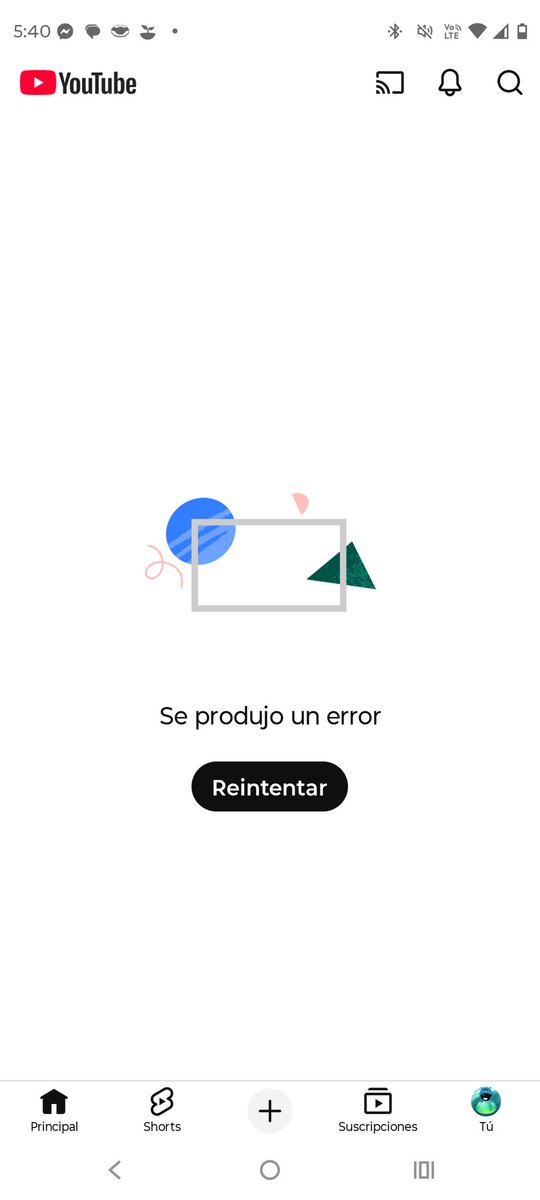 unboxian's tweet photo. Se cayó Youtube, no son ustedes o su internet https://t.co/HKLwEThpcm