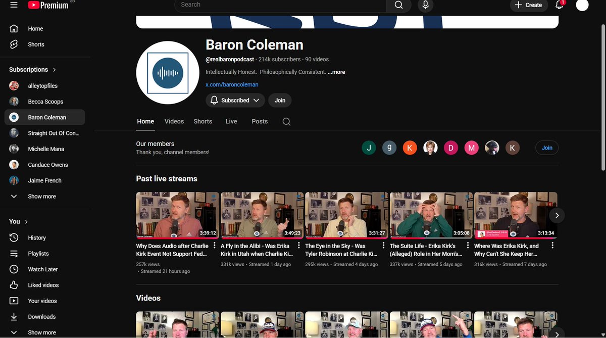 OGroselin's tweet photo. #YouTubeDOWN FIX - CLICK ON YOUR SUBS LIST AND THEIR CONTENT WILL COME UP. 

@baroncoleman https://t.co/M8ajGOx8jx