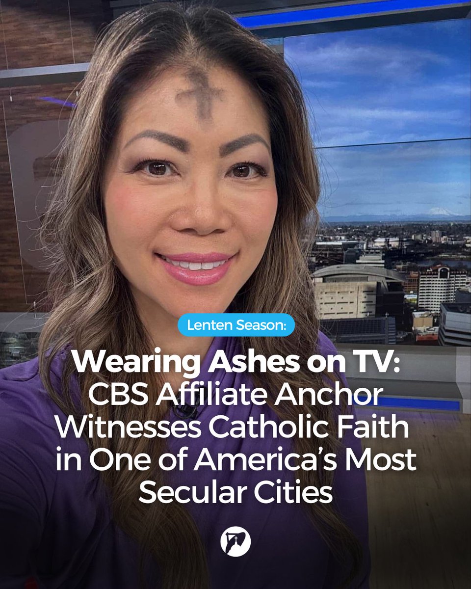 Last year on Ash Wednesday, viewers in Portland, Oregon, saw something rare on their nightly news: CBS affiliate KOIN 6 anchor Elizabeth Dinh sitting behind the desk with a quiet cross of ashes marking her forehead.

In one of America’s most secular cities, Elizabeth spent the