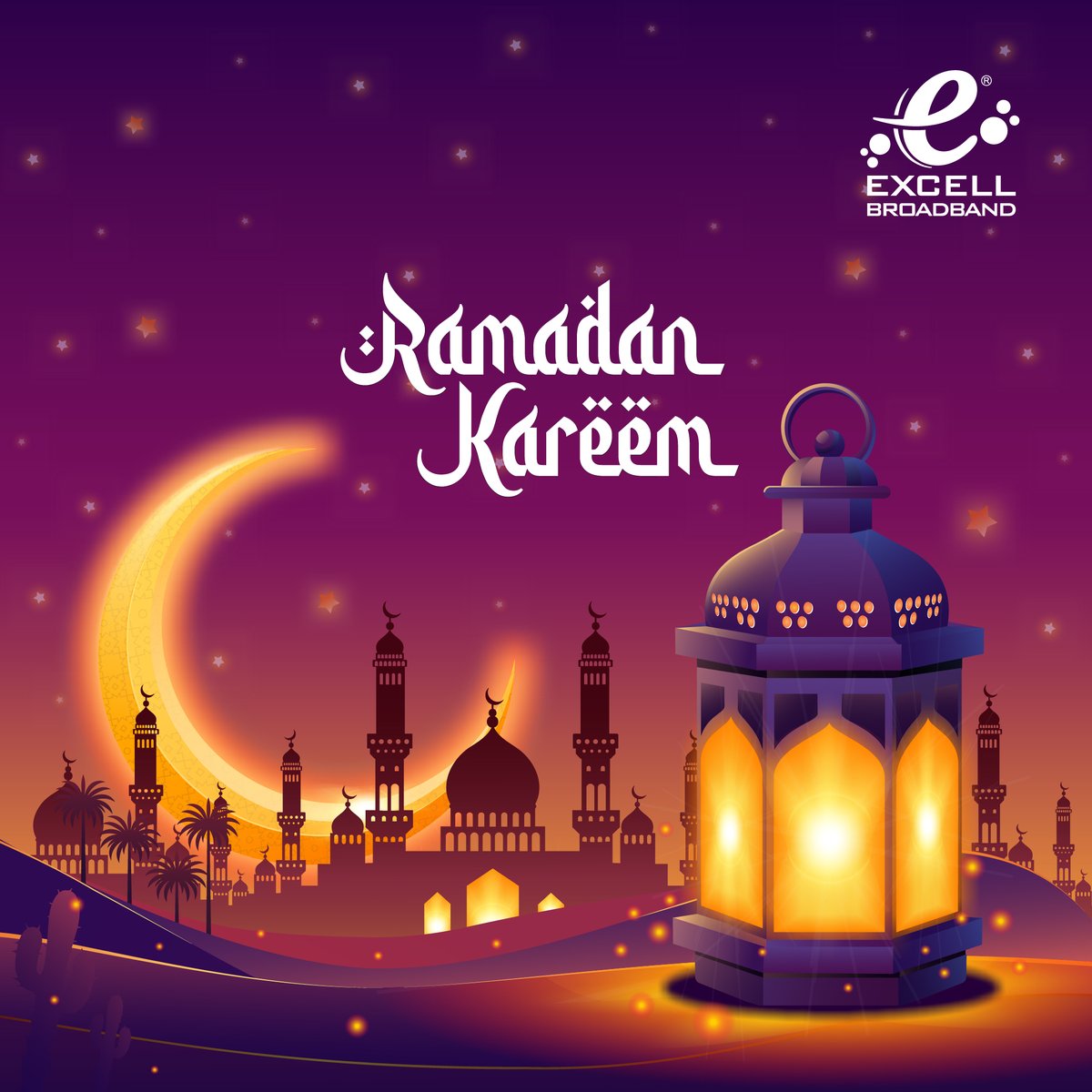 Excell_BB's tweet photo. May the crescent moon of Ramadan fill your life with light, faith, and countless blessings. Ramadan Kareem!
#RamadanKareem #RamadanMubarak #BlessedRamadan #HolyMonth #Peace #Faith #Ramadan2026 #excellbroadband #highspeedinternet #ottexperience #entertainmentupgrade https://t.co/ebI8vJvvSP