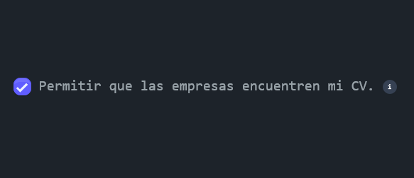 x64ar's tweet photo. 🚀 ¡v26.02.3 desplegada! A partir de ahora, vas a encontrar en tu perfil una opción para permitir a x64 a compartir tu CV con empresas que busquen candidatos que encajen con tu perfil. https://t.co/fzfx8Q5d9Q