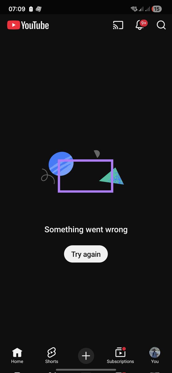 nazru97's tweet photo. #YouTubeDOWN https://t.co/8d2X81ZFjN