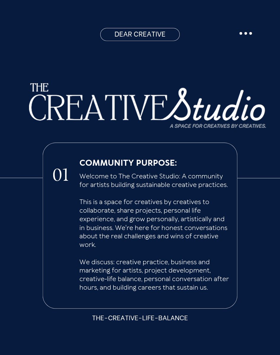ArtLifeBalance's tweet photo. This isn't another "post your work" community. This is about building sustainable creative careers.

Artists, makers, creatives. LET'S GO000! https://t.co/IKB0HEnOxI