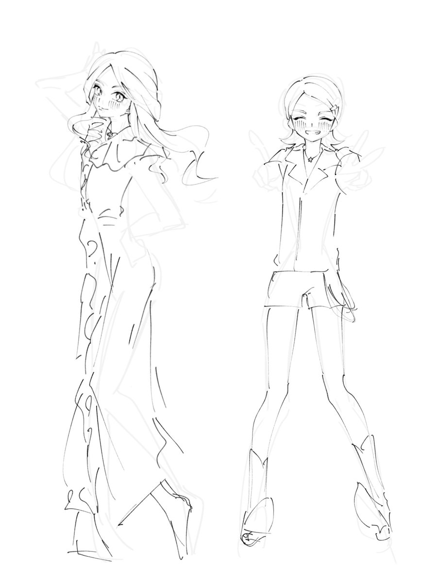 ⚡女子Berryz衣装全部描きたいぬ〜ということで尻叩き用で出します