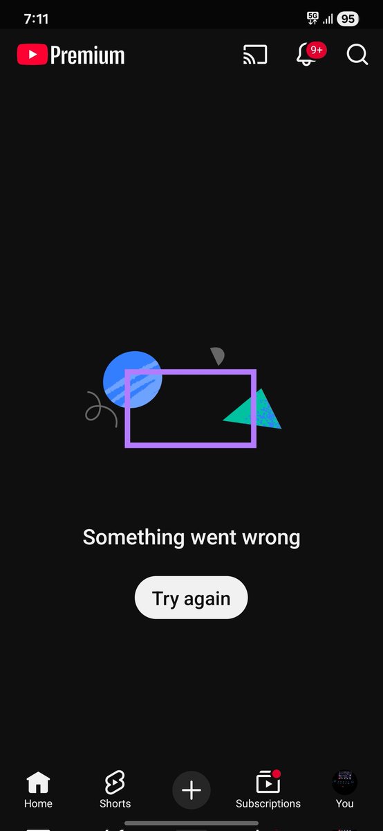 You tube goes down