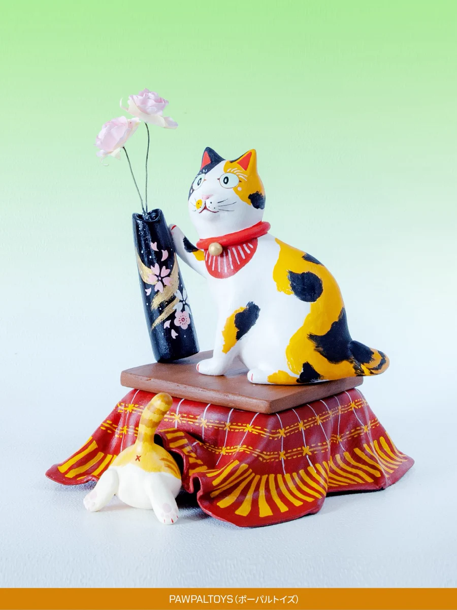 【一作限り】出張から帰ってきたパパ猫 A956 子猫 猫アート レトロ Pawpaltoys「にっぽん招き猫100人展 | 粘土手作」 on X: 
