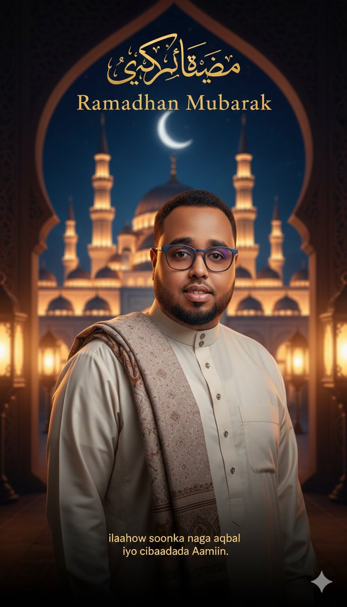 Oskaapro's tweet photo. Dhammaan shacabka Soomaaliyeed iyo guud ahaan Muslimiinta caalamka waxaan ugu hambalyeynayaa munaasabadda barakaysan ee bisha Ramadaan 

Ramadan Mubarak 🌙❤️ https://t.co/Q087g2pnsZ