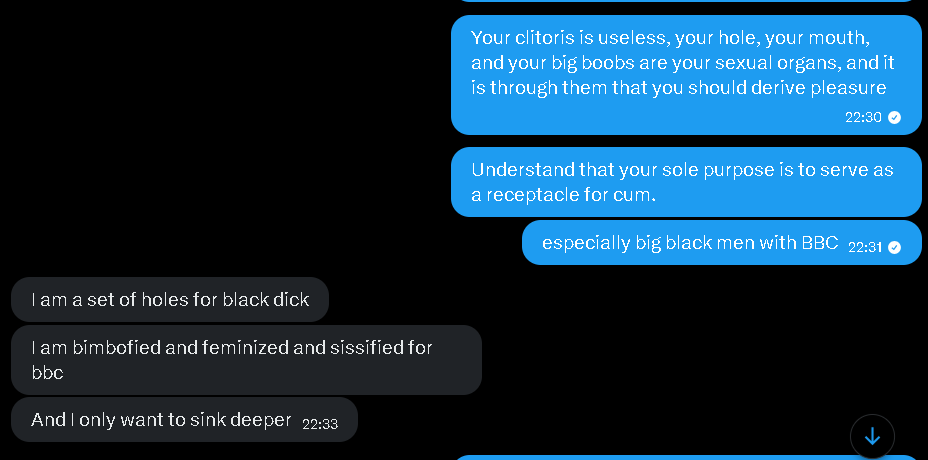MommyMaS2's tweet photo. Hey, sissy, you'd be like this after talking to me and being feminized. Don't hold back, come be my slut.
#sissy #femboy #tgirl #chastity #bnwo #BBC https://t.co/tgAOUlgzSl