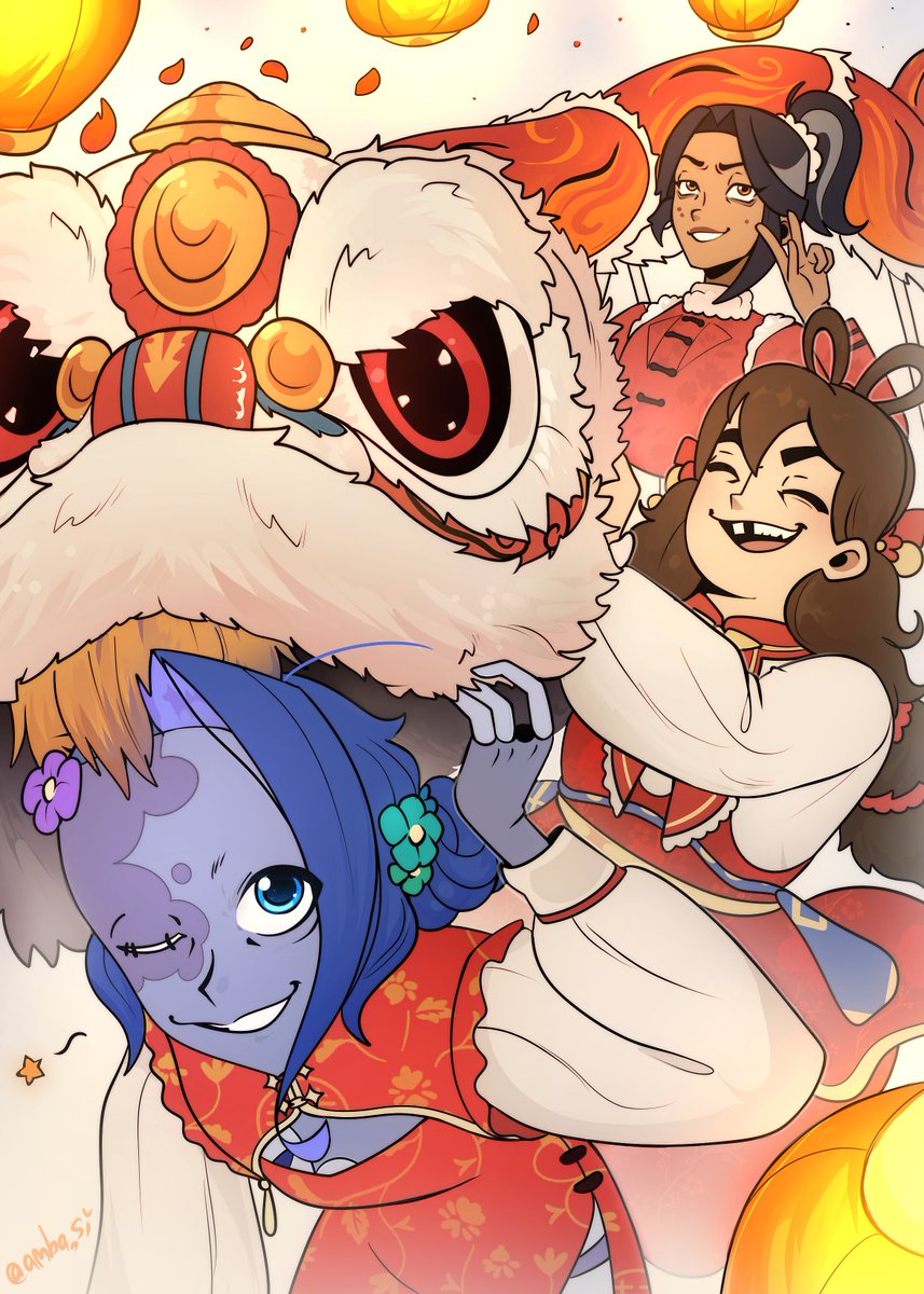 amba_si's tweet image. Happy Lunar New Year!!! (ﾉ´ヮ`)ﾉ*: ･ﾟ

#KnightsOfGuinevere