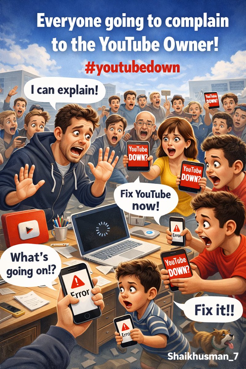 shaikhusman_7's tweet photo. #YouTubeDOWN https://t.co/0Ddabf1AOI