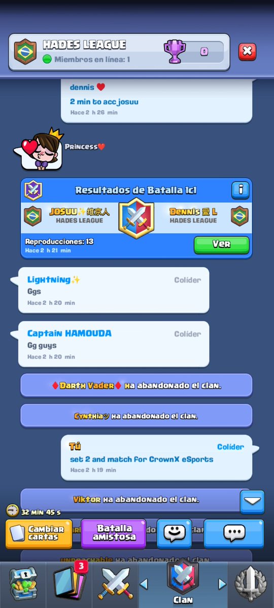 2️⃣-0️⃣✅️ con <a href="/CrownX_Esports/">CrownX ESports</a> 

Vuelve Josuu picker? 🧑‍🏫