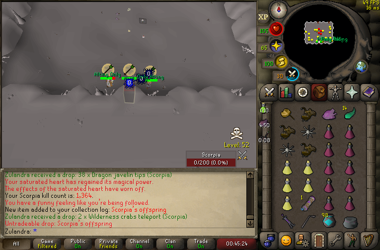 Anglerfish_OSRS's tweet photo. #38, b2b pet days and all wildy bosses complete https://t.co/H0QoAZJnGO