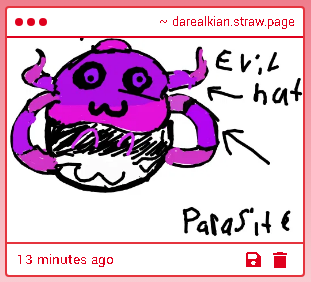 My beanie being a sentient parasite that I wear? That's... actually a really cool idea!